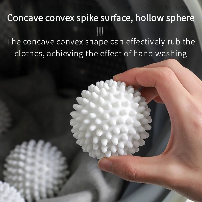 12Pcs Reusable Spiky Dryer Balls - Efficient Drying Fabric Softener Alternative for Laundry