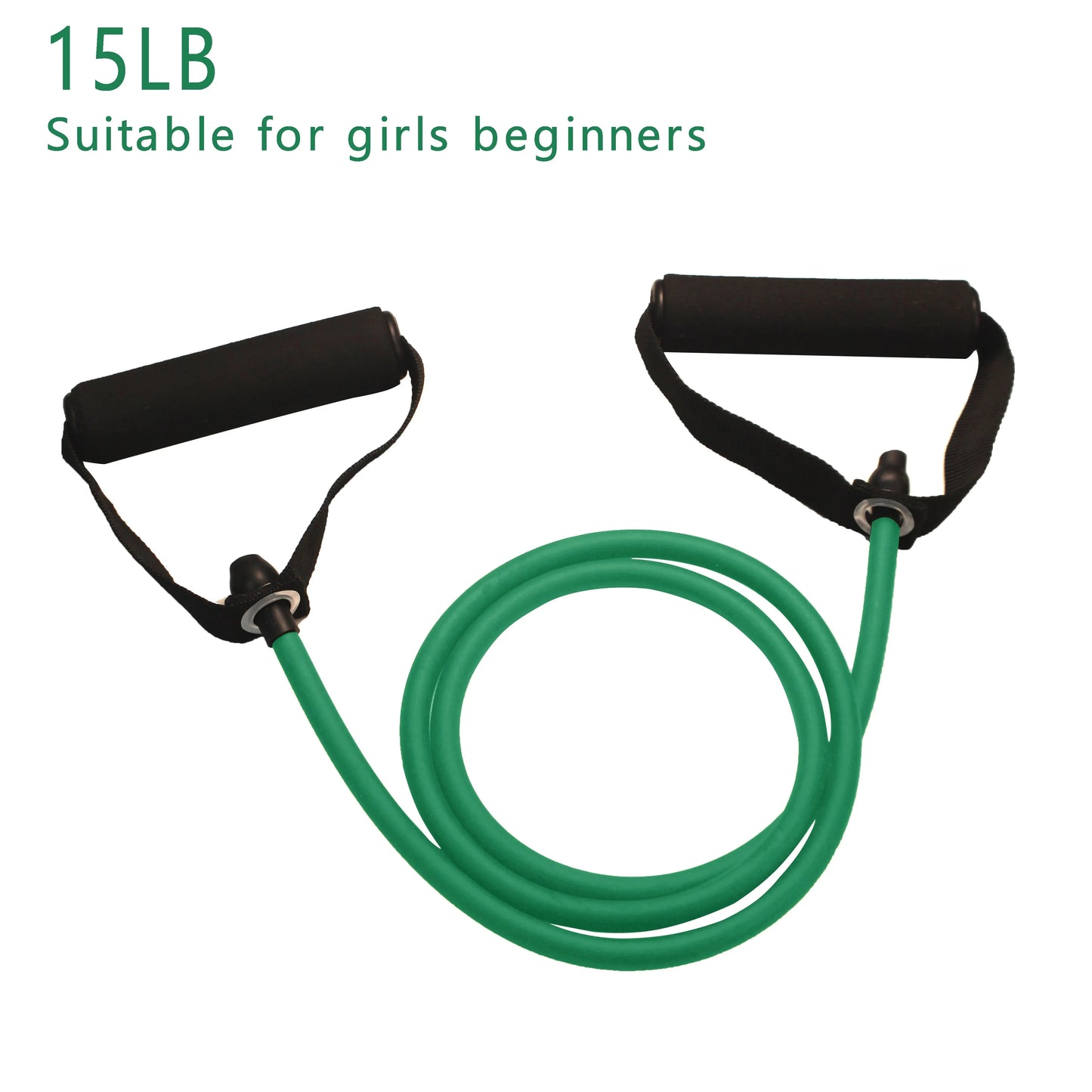 Resistance Bands with Handles — Home Gym Strength Training Set