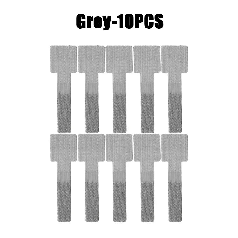 Reusable Self-Adhesive Cable Ties – Adjustable Wire & Cord Organiser Straps for Desk Management