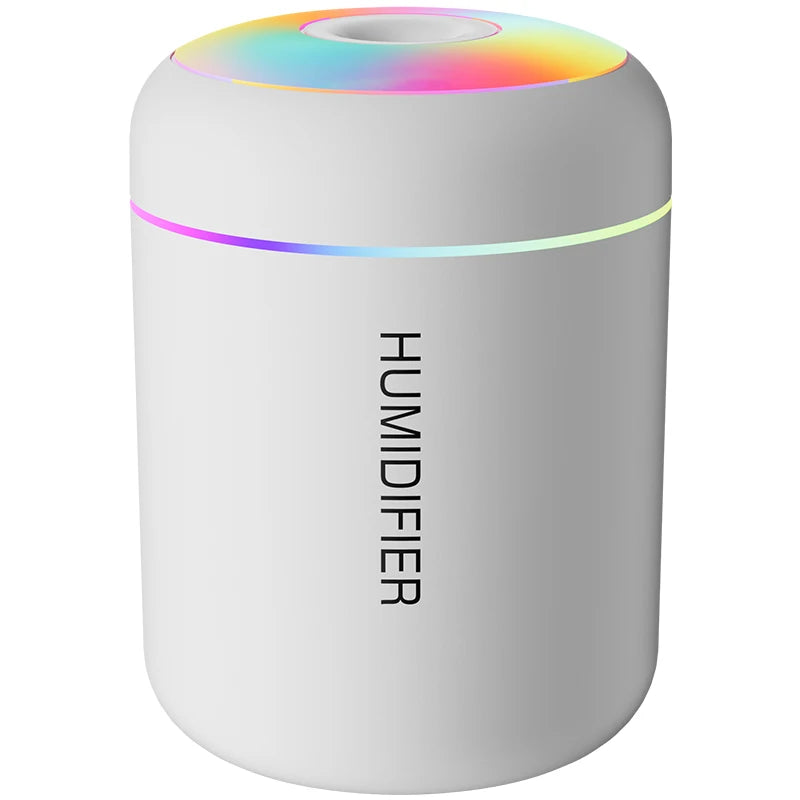 Mini Air Humidifier USB Aroma Diffuser Essential Oil Purifier Mist Maker Colorful Lights humidificador For Home Car Office 180ML