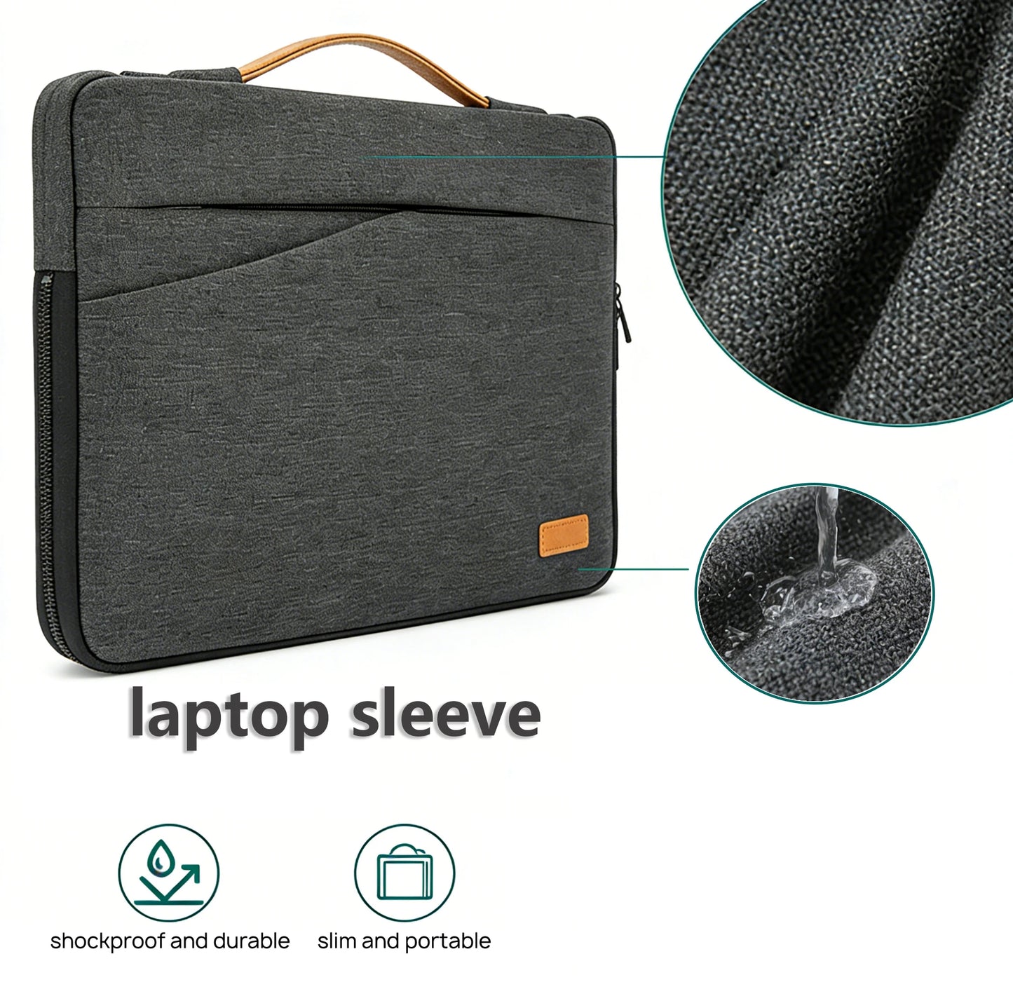 Premium Laptop Carry Sleeve 13"-16" — Business Slim Design