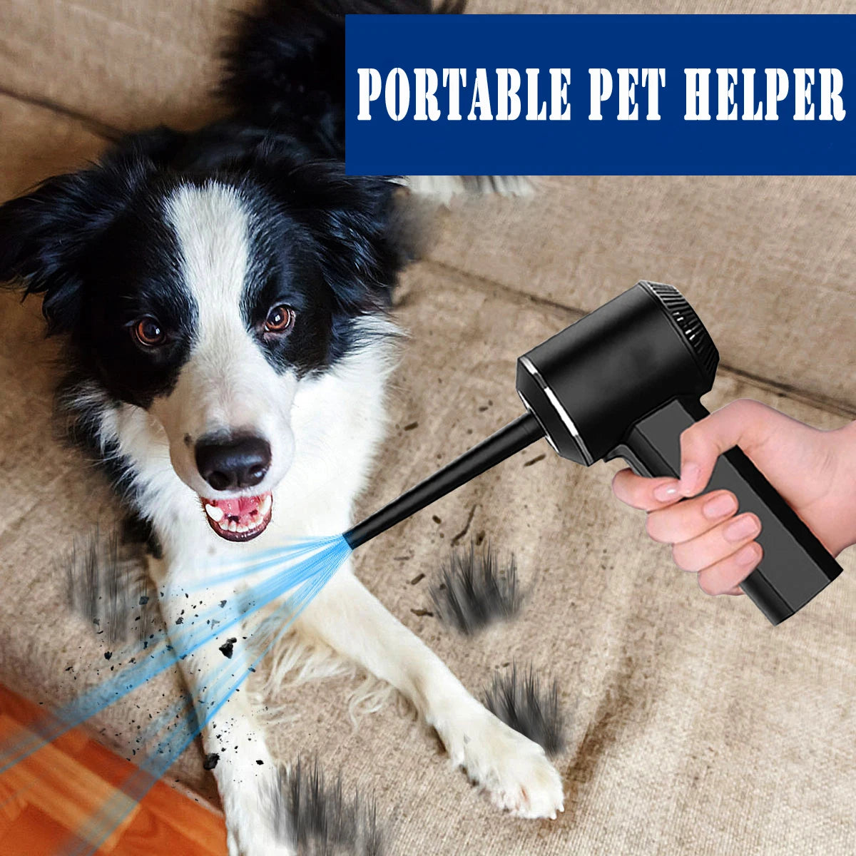 Electric Compressed Air Duster – 51000 RPM, USB Rechargeable Cordless PC & Keyboard Cleaner | Wireless Air Blower