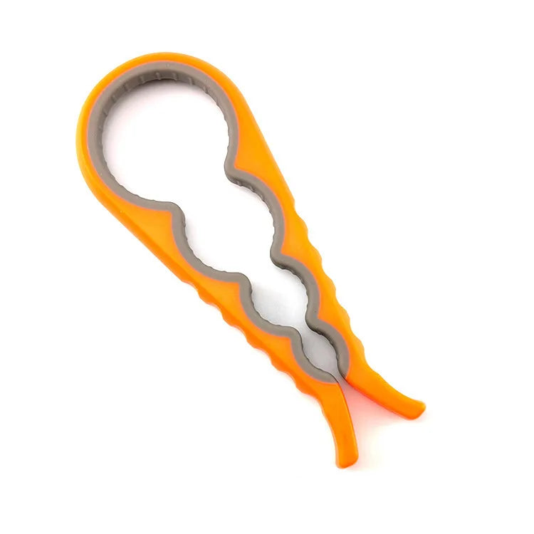 1pc Multifunctional 4-in-1 Jar Opener, Jar Gripper, Lid Opener, Can Opener, Bottle Opener