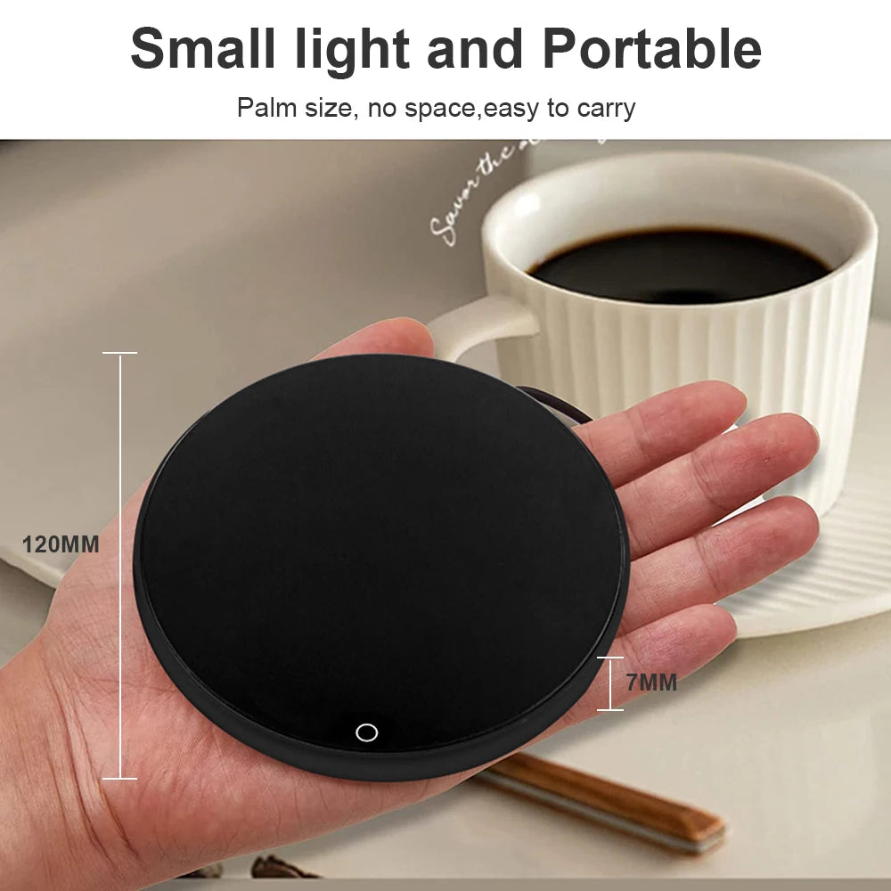 USB Desktop Cup Warmer – Electric Heating Coaster for Coffee, Tea & Milk | Home & Office