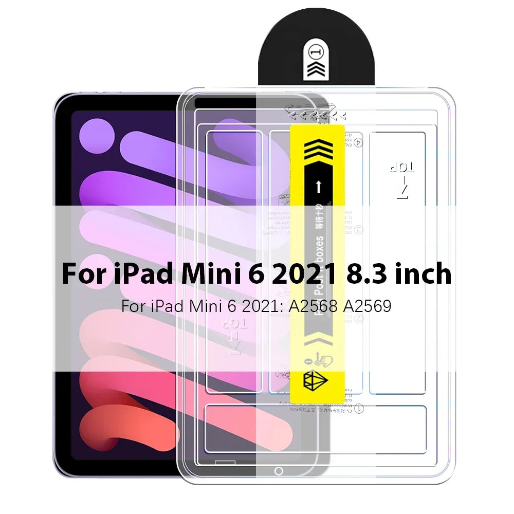 iPad Tempered Glass Screen Protector — Ultra-Clear Defense