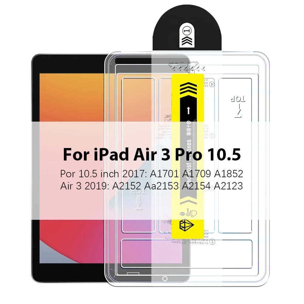 iPad Tempered Glass Screen Protector — Ultra-Clear Defense