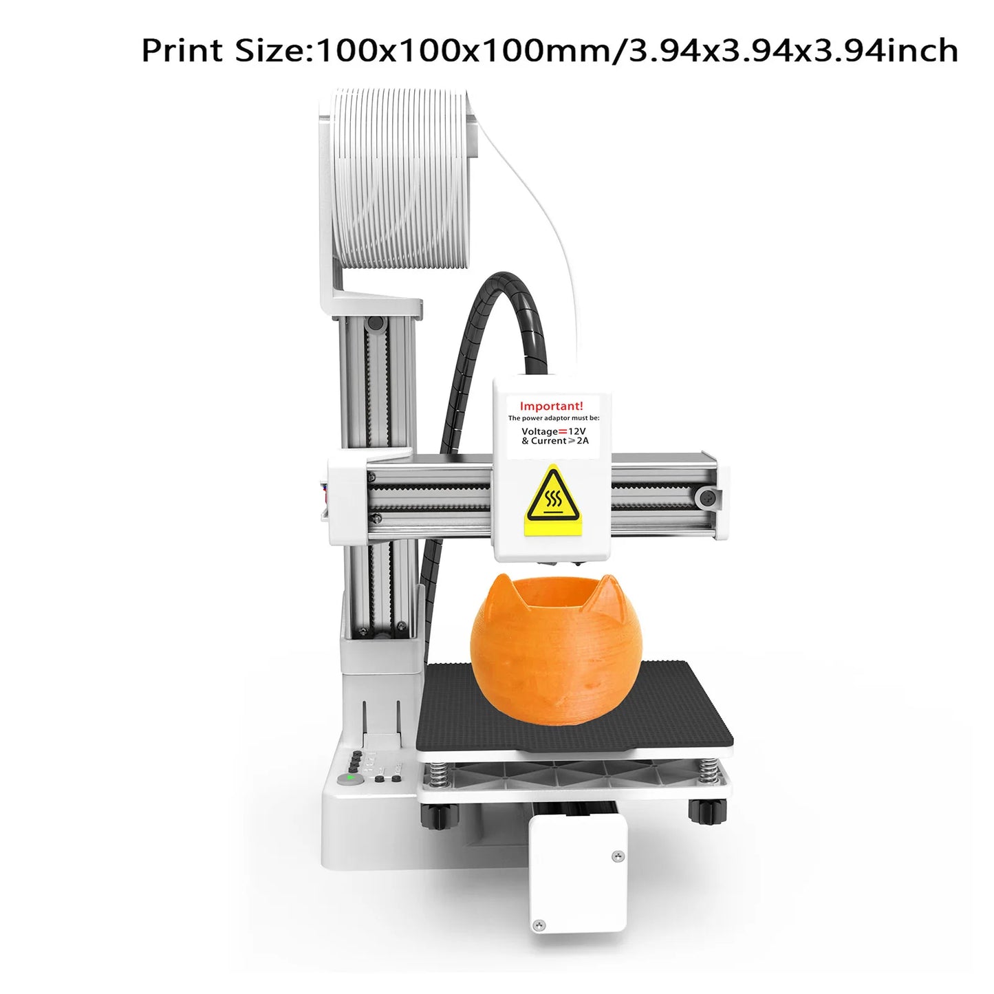 Compact FDM 3D Printer — All-Metal Nozzle, Rapid Heating for Prototyping