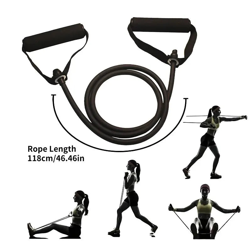 Resistance Bands with Handles — Home Gym Strength Training Set