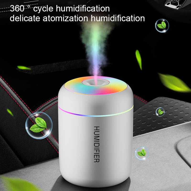 180ml Mini Aroma Humidifier — Ambient Mist & LED Glow