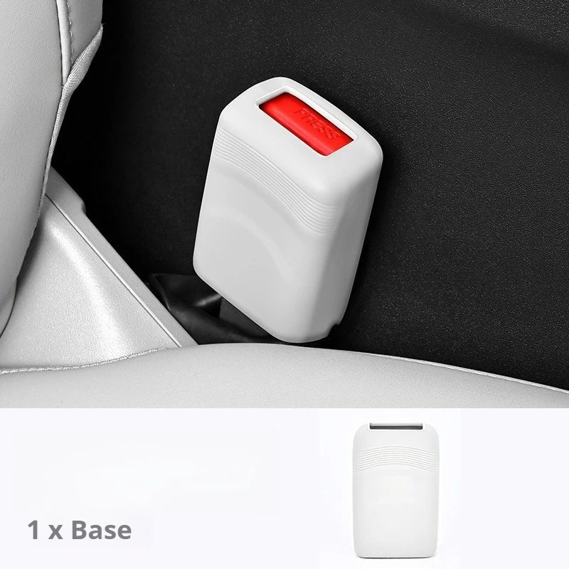 Silicone Seat Belt Buckle Cover — Anti-Scratch Universal Button Guard