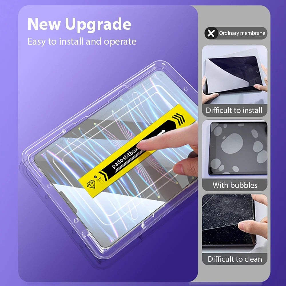 iPad Tempered Glass Screen Protector — Ultra-Clear Defense