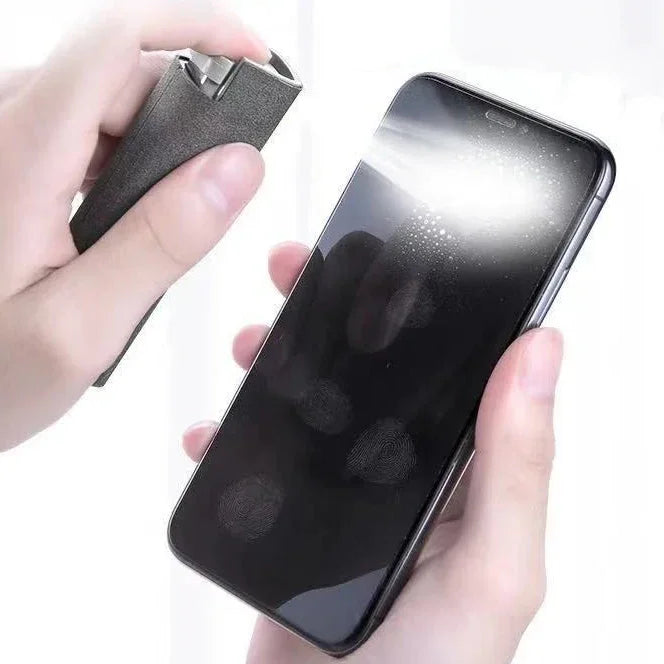 2-in-1 Microfiber Screen Cleaner — Crystal-Clear Devices