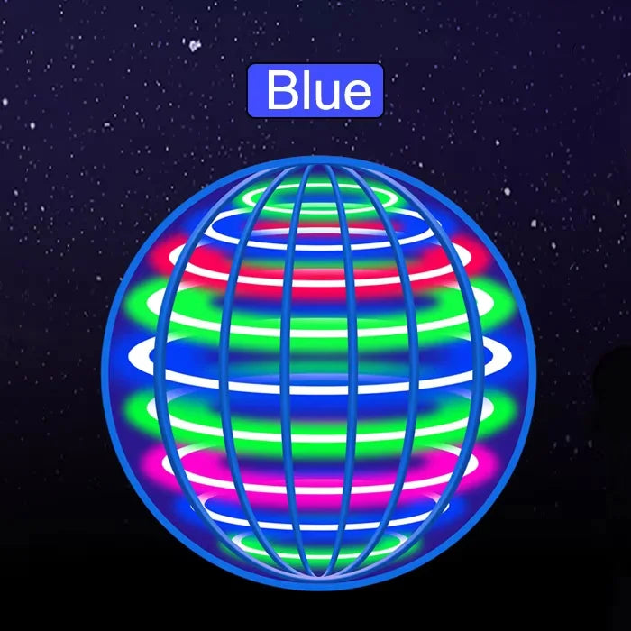 LED UFO Flying Ball Toy — Auto-Spinning Light-Up Magic Fan Ball