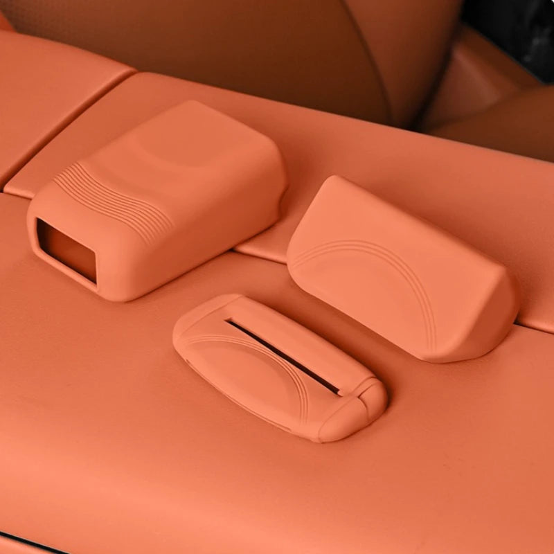 Silicone Seat Belt Buckle Cover — Anti-Scratch Universal Button Guard
