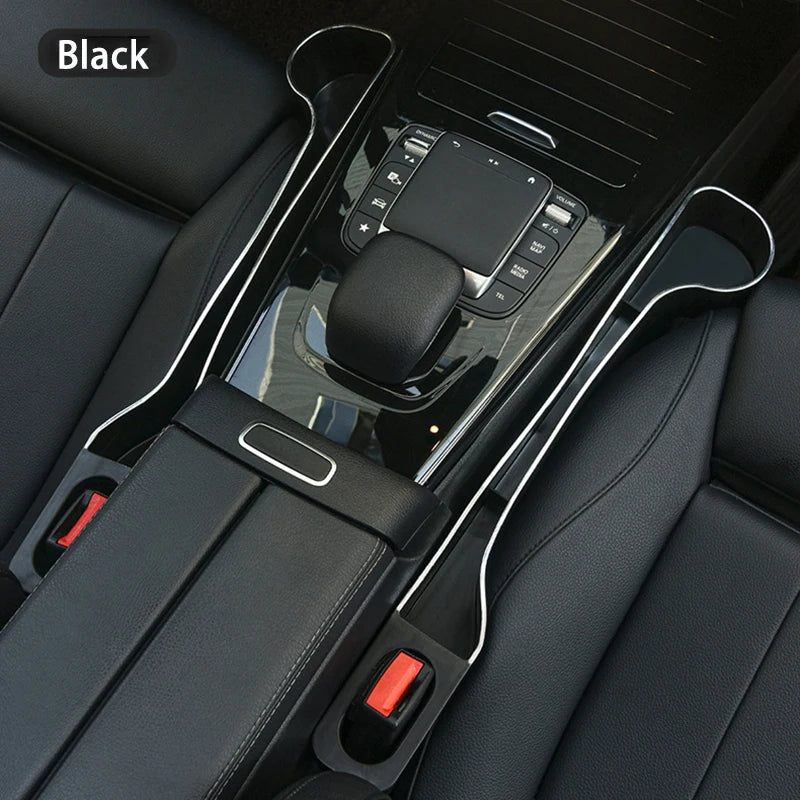 2pcs Car Seat Gap Filler Organizer- Upgrade Car Side Seat Gap Filler with Cup Holder and Phone Holder- Car Seat Gap Organizer