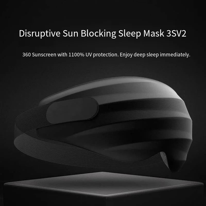 3D Contoured Sleep Eye Mask — Total Light Block for Travel & Rest