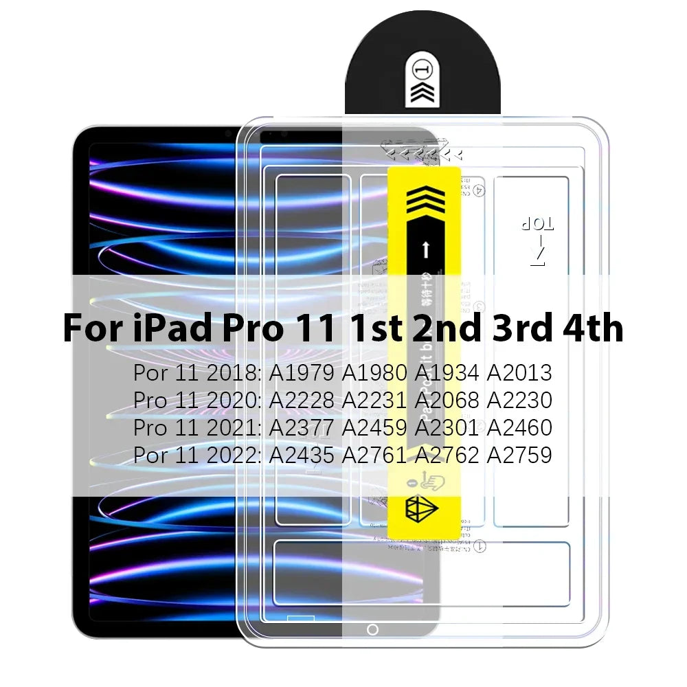 iPad Tempered Glass Screen Protector — Ultra-Clear Defense