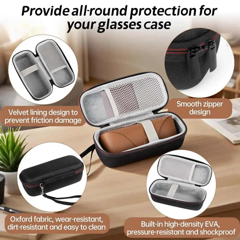 Ray-Ban Meta AI Glasses Case – EVA Hard Carrying Case for Wayfarer, Skyler & Headliner