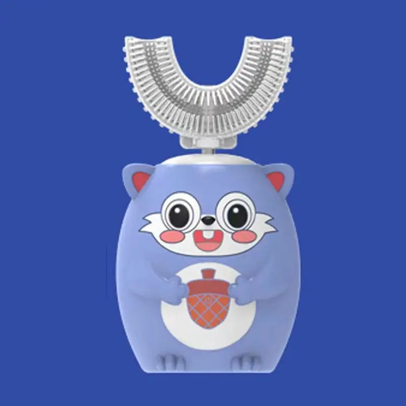 360° Kids Electric Toothbrush – Rechargeable Sonic Silicone Brush with Smart Timer & Blue Light | IPX7 Waterproof