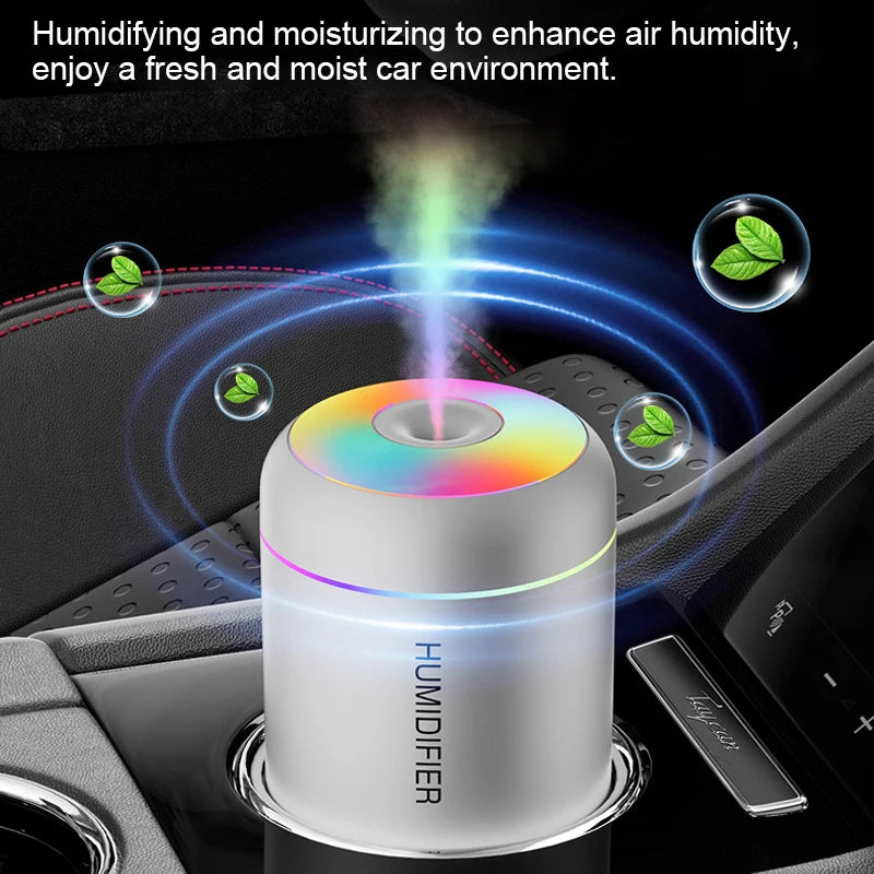 180ml Mini Aroma Humidifier — Ambient Mist & LED Glow