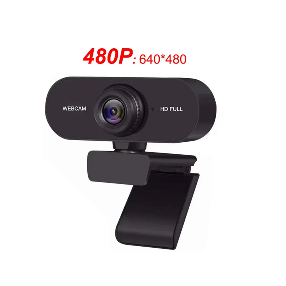 2K Mini Webcam with Microphone – FHD 1080P Web Camera for PC, Laptop, Live Streaming & Video Calls