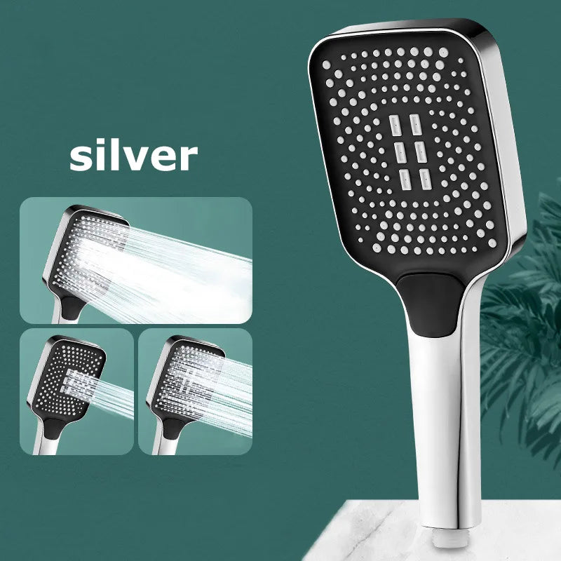 Top spray showerhead 30cm Large Size High Pressure Overhead Rain Large Flow Booster Rain Shower Head 360° Rotation Water Saving