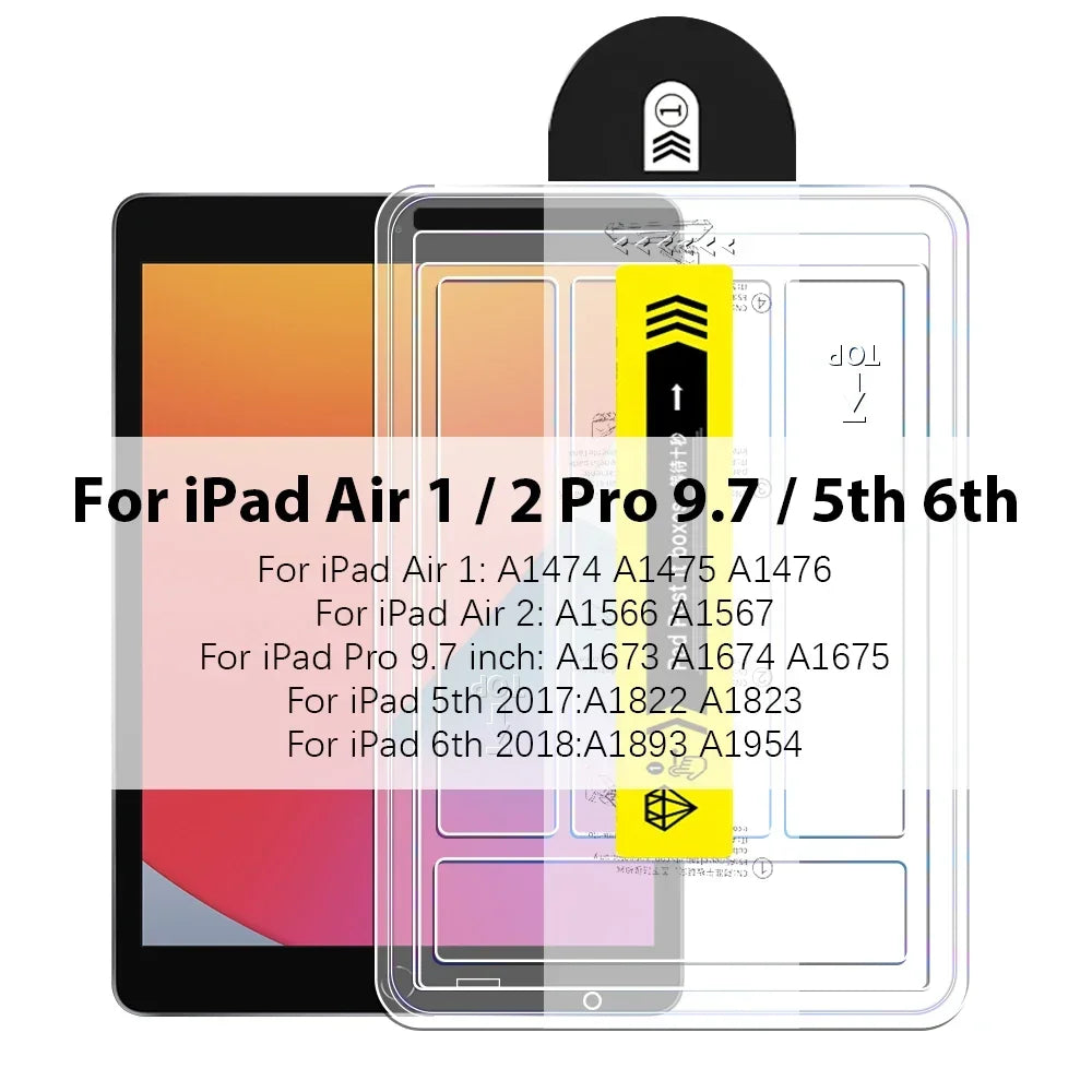 iPad Tempered Glass Screen Protector — Ultra-Clear Defense
