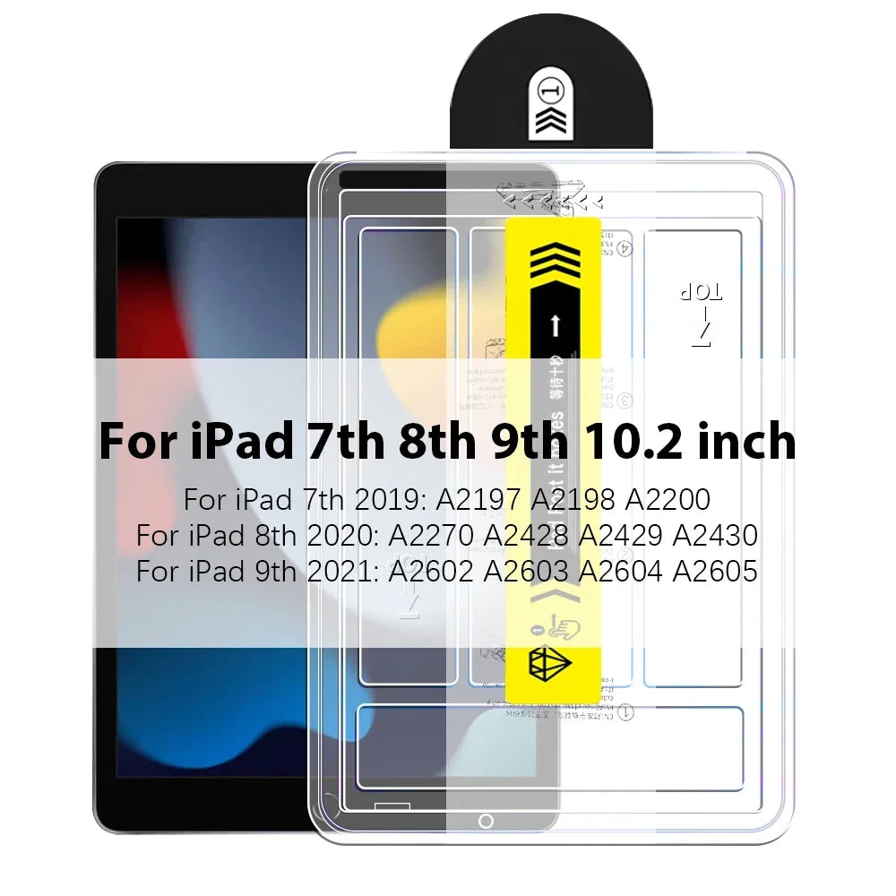 iPad Tempered Glass Screen Protector — Ultra-Clear Defense