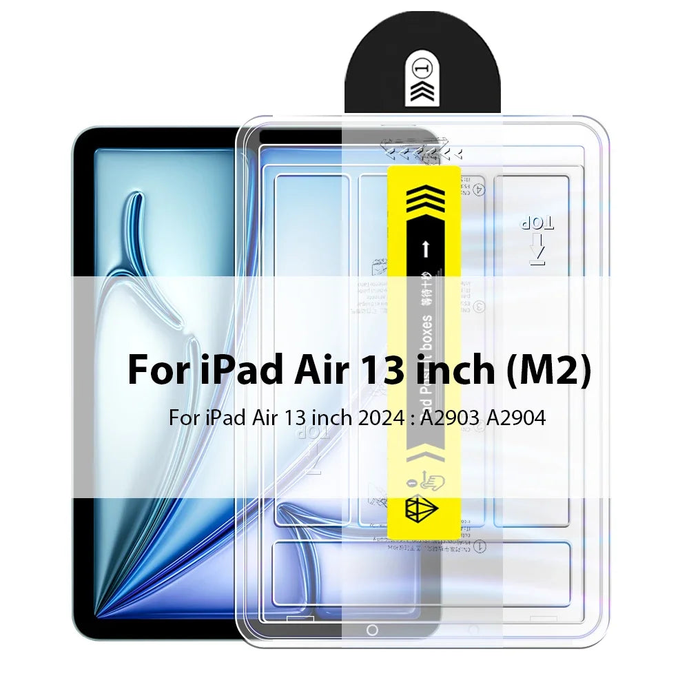 iPad Tempered Glass Screen Protector — Ultra-Clear Defense