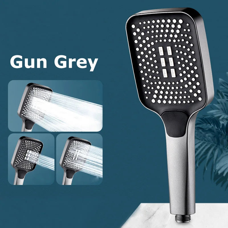 Top spray showerhead 30cm Large Size High Pressure Overhead Rain Large Flow Booster Rain Shower Head 360° Rotation Water Saving