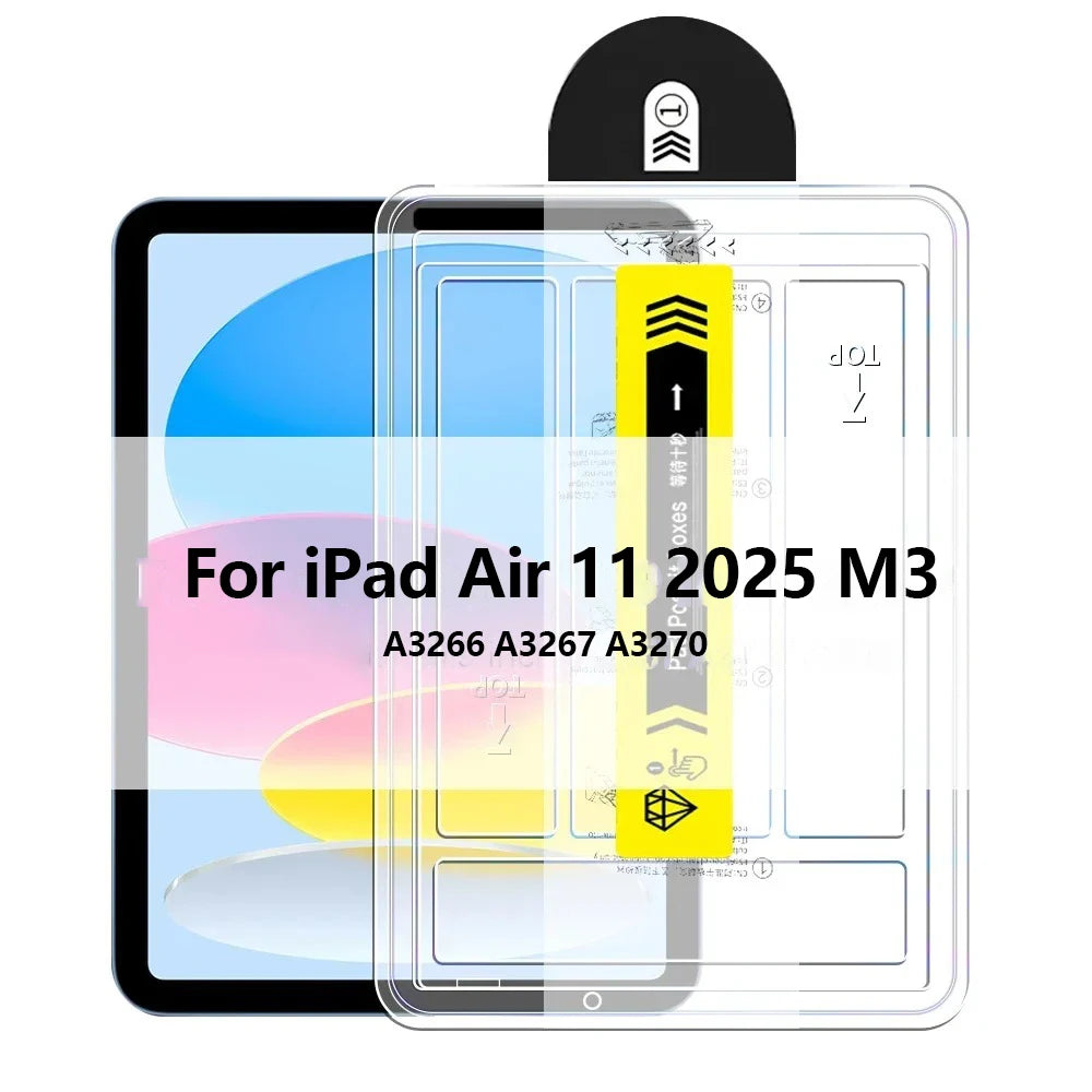 iPad Tempered Glass Screen Protector — Ultra-Clear Defense