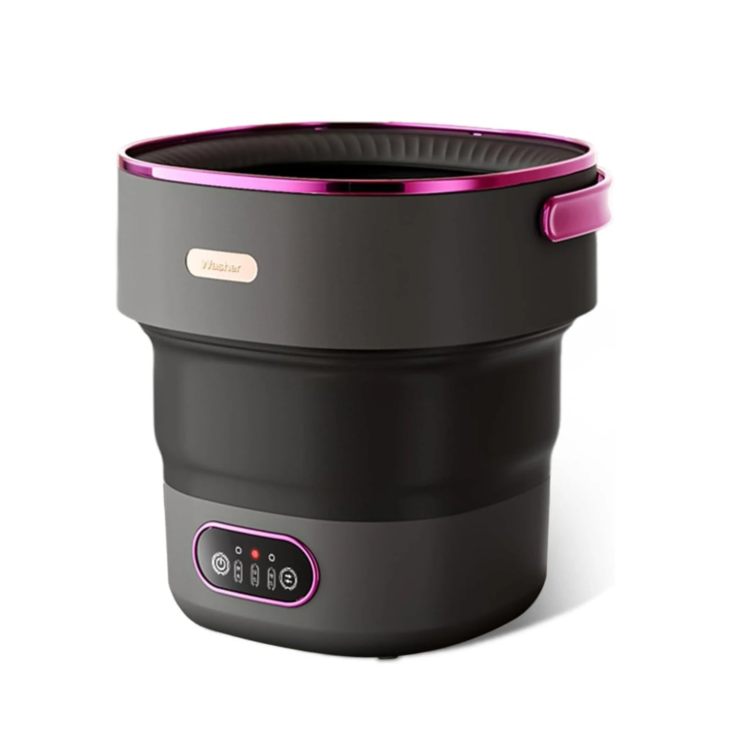 Portable Mini Washing Machine with Spin Dryer – 13L Fully Automatic Folding Washer for Underwear & Baby Clothes