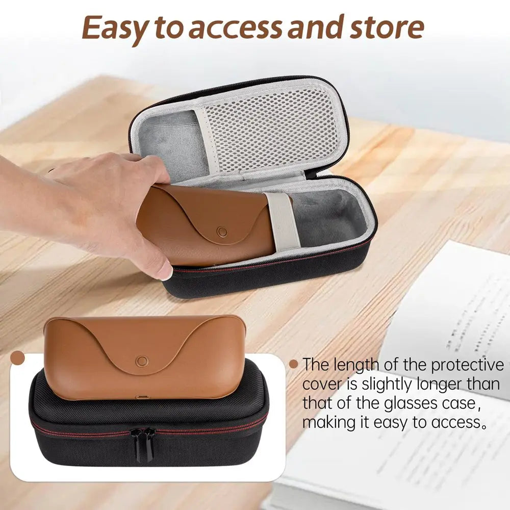 Ray-Ban Meta AI Glasses Case – EVA Hard Carrying Case for Wayfarer, Skyler & Headliner