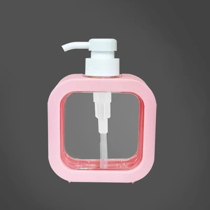 300/500ml Portable Travel Dispenser Empty Pump Bottle Bathroom Soap Dispensers Refillable Lotion Shampoo Hand Soap Dish Soap