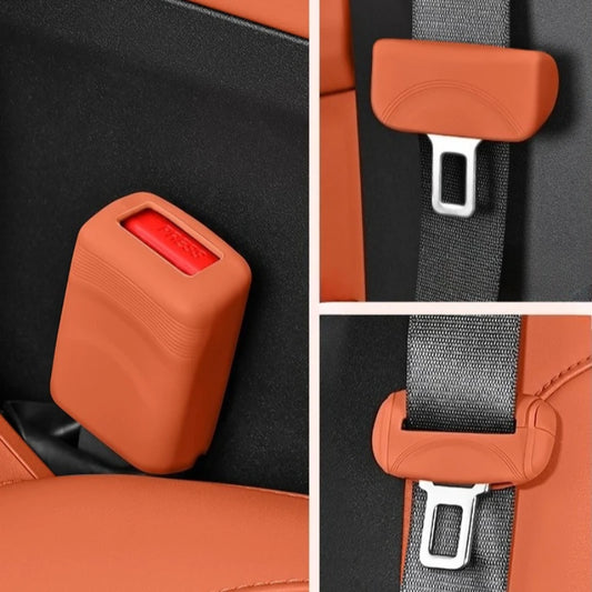 Silicone Seat Belt Buckle Cover — Anti-Scratch Universal Button Guard
