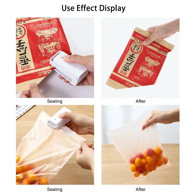 Portable Mini Heat Bag Sealer – Handheld Thermal Plastic Food Bag Sealing Machine