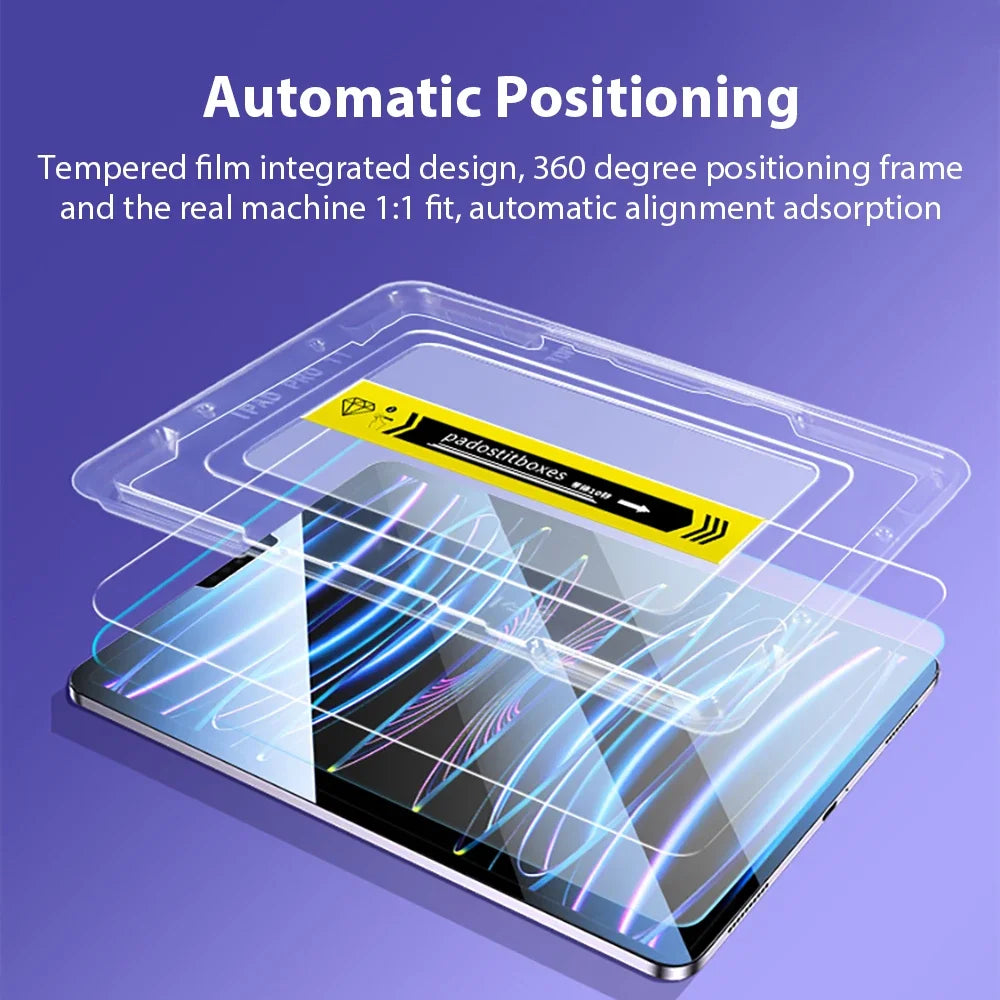 iPad Tempered Glass Screen Protector — Ultra-Clear Defense