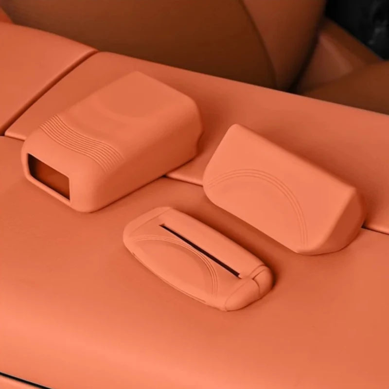 Silicone Seat Belt Buckle Cover — Anti-Scratch Universal Button Guard