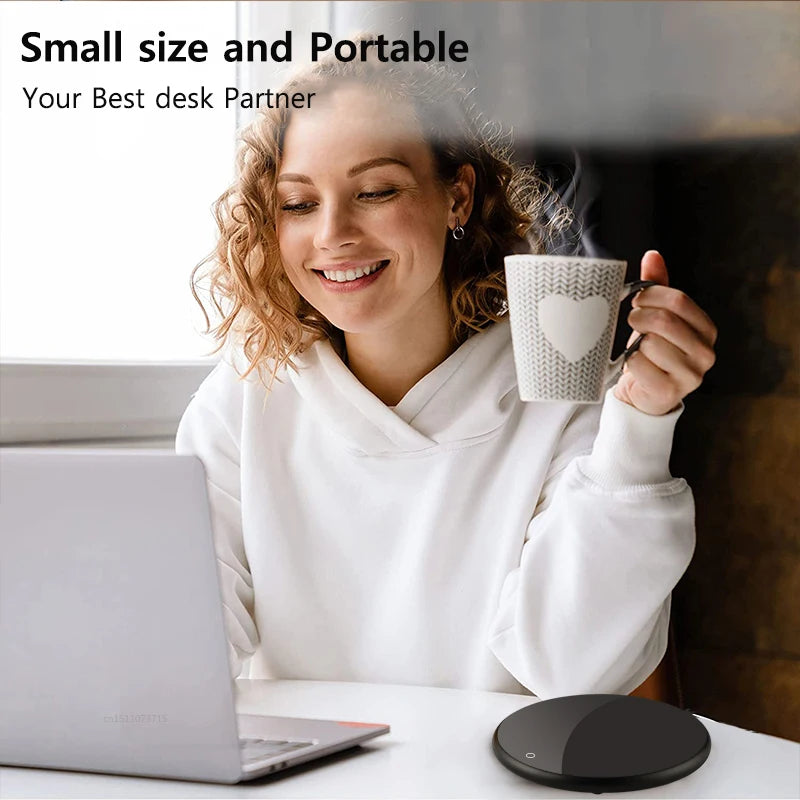USB Desktop Cup Warmer – Electric Heating Coaster for Coffee, Tea & Milk | Home & Office