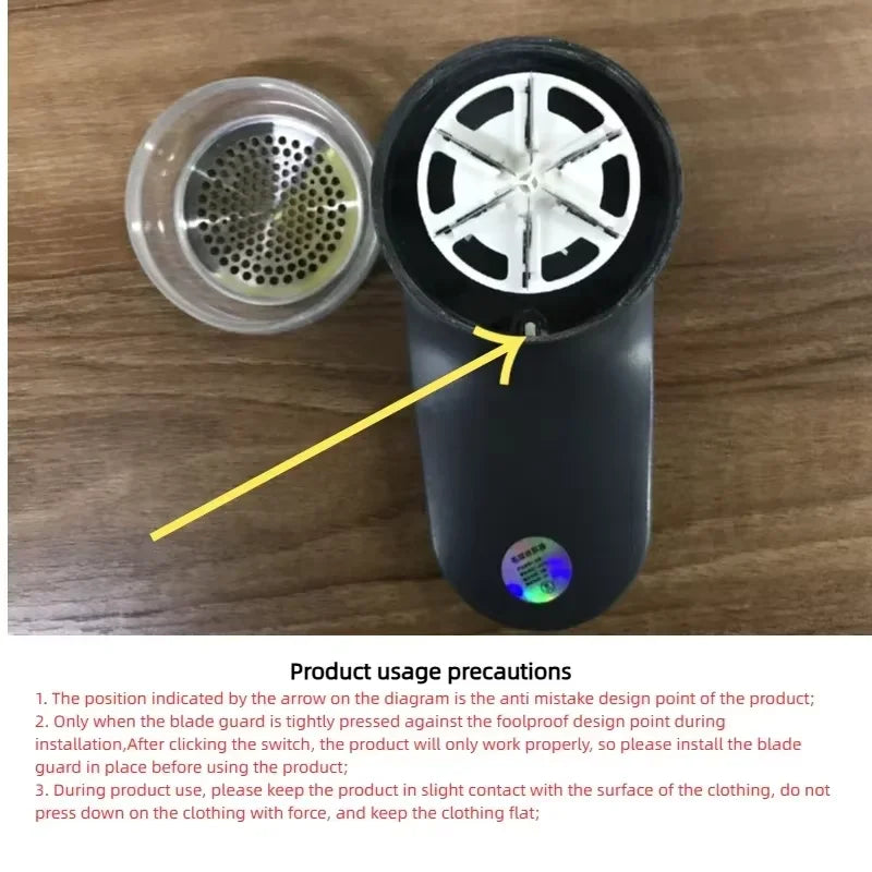 Rechargeable LED Fabric Shaver — Revive Every Garment