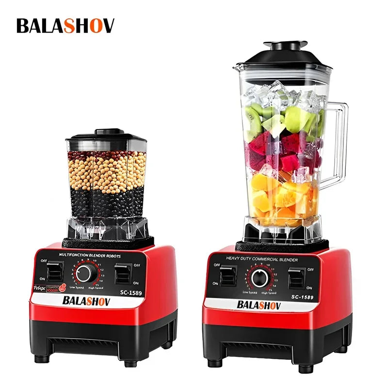 2000W Heavy-Duty Commercial Blender – High-Power Smoothie, Juice & Ice Crusher | Food Processor