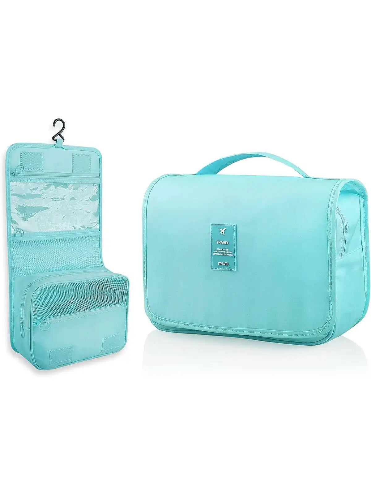 Travel Makeup Bag Waterproof Toiletries Organizer High Quality Women Neceser Bathroom Hook Wash Pouch Hook Makeup Storage Bag
