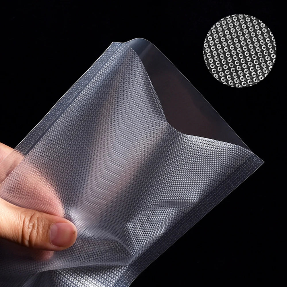 100-Pack Vacuum Food Storage Bags — 5 Sizes, Lasting Freshness