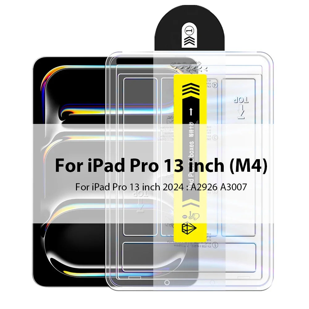 iPad Tempered Glass Screen Protector — Ultra-Clear Defense