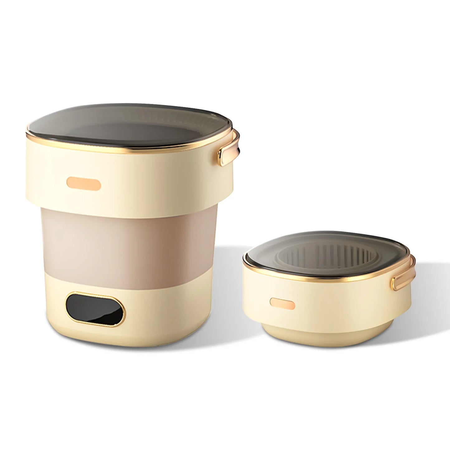 Portable Mini Washing Machine with Spin Dryer – 13L Fully Automatic Folding Washer for Underwear & Baby Clothes
