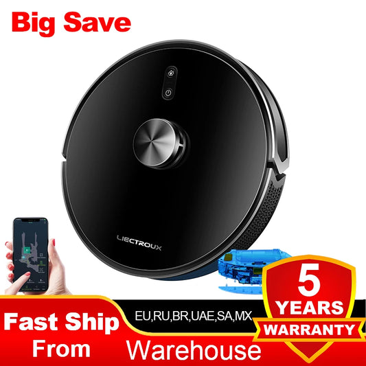 LILIN X6 Laser Robot Vacuum — 6500Pa Wet & Dry Smart Mapping