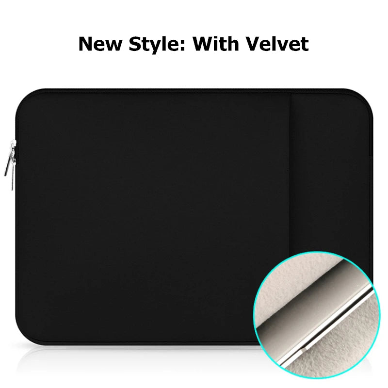 Soft Laptop Sleeve 11"-15.6" — Universal Notebook Protection