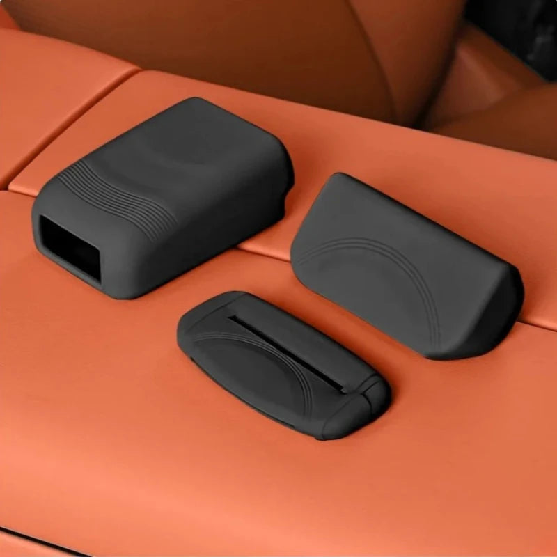 Silicone Seat Belt Buckle Cover — Anti-Scratch Universal Button Guard