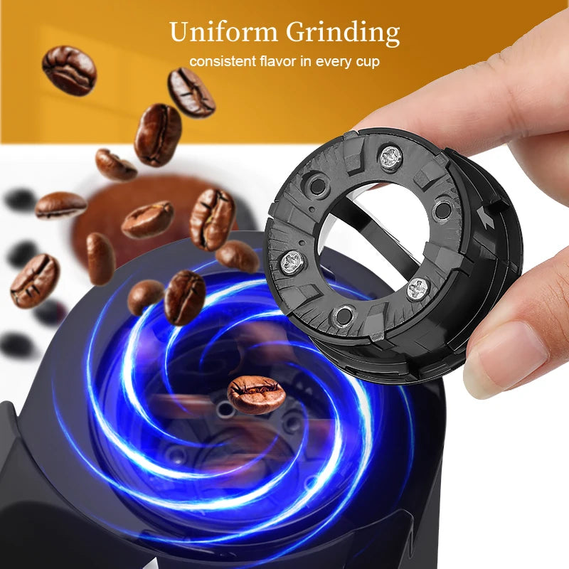 200W Burr Coffee Grinder — 28 Precision Settings, Stainless Steel