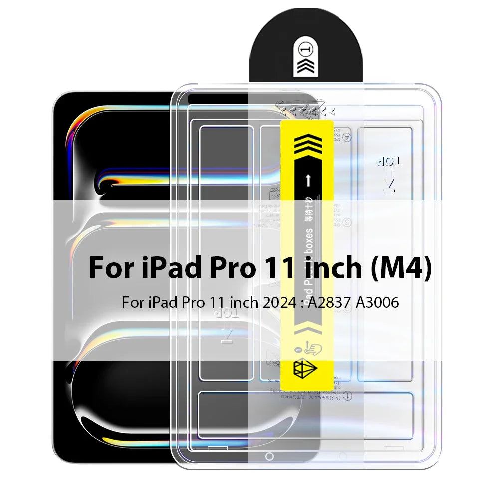 iPad Tempered Glass Screen Protector — Ultra-Clear Defense